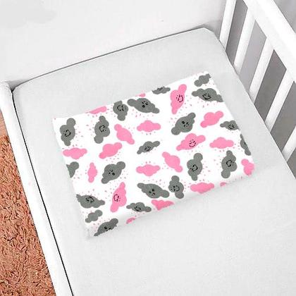 Imagem de Kit 2 Fronha De Berço Simples 30x40 Bainha Capa Para Travesseiro Infantil 100 Algodão