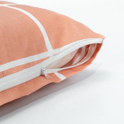 Imagem de Kit 2 Fronhas C/ Zíper 1,30x40 Estampado Percal Flex 400 fios Travesseiro Xuxão