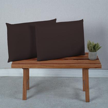 Imagem de Kit 2 Fronhas de Travesseiro 400 Fios Cores Vivas Hotel Pousada Qualidade