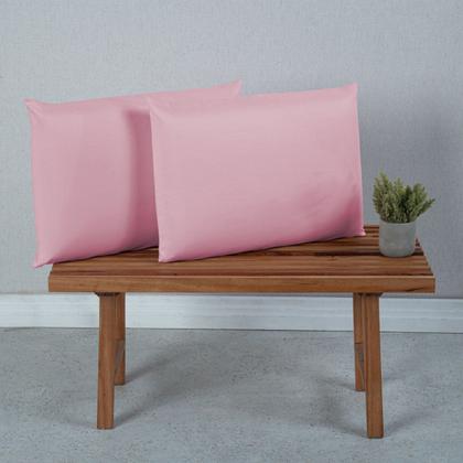 Imagem de Kit 2 Fronhas de Travesseiro 400 Fios Cores Vivas Hotel Pousada Qualidade