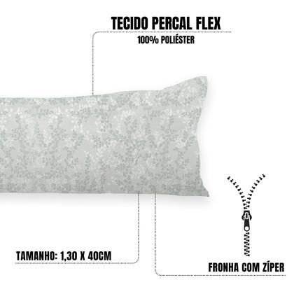 Imagem de Kit 2 Fronhas Estampadas Xuxão C/ Zíper 1,30x40cm Percal Flex 400 fios Toque Macio