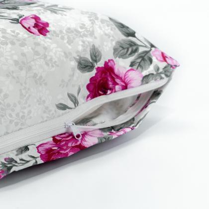 Imagem de Kit 2 Fronhas Estampadas Xuxão C/ Zíper 1,30x40cm Percal Flex 400 fios Toque Macio