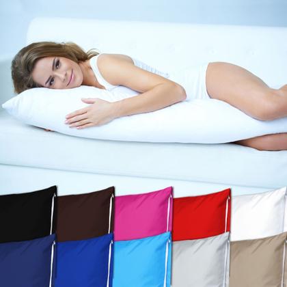 Imagem de Kit 2 Fronhas Xuxão Travesseiro De Corpo C/ zíper 135 X 48cm