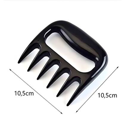 Imagem de Kit 2 Garra de Urso para Churrasco Desfiador de Carne Profissional em Plástico Resistente