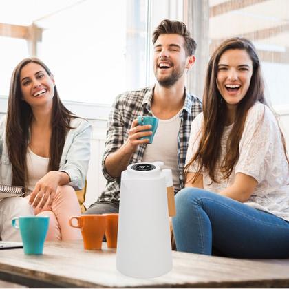 Imagem de Kit 2 Garrafa Térmica Café Display Digital Isolada A Vácuo