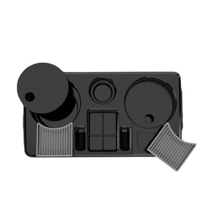 Imagem de Kit 2 Garrafa Térmica Verona 1,0L Preta e Bege+ 1 Bandeja Organizadora Servire 2