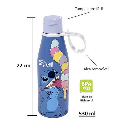 Imagem de Kit 2 Garrafas Abre fácil Stitch Infantil 530ml Original