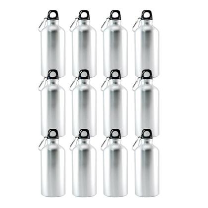 Imagem de Kit 2 Garrafas Chaveiro Mosquetão 400ml Personalizável