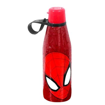 Imagem de Kit 2 Garrafas Homem Aranha Tampa Abre Fácil 530ml Plasútil