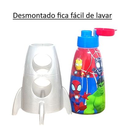 Imagem de Kit 2 Garrafinha Homem Aranha Spider-Man Lembrancinha Festa