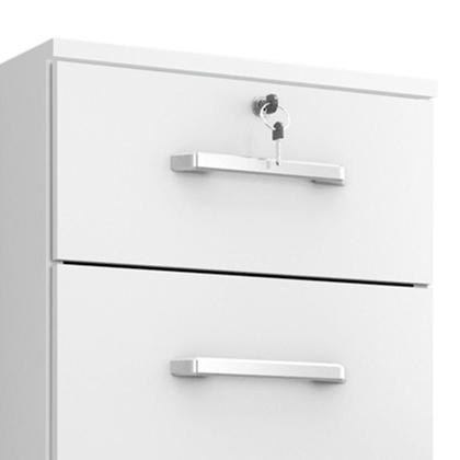 Imagem de Kit 2 Gaveteiro Gávea 4 Gavetas com Rodízios - Móveis Leão