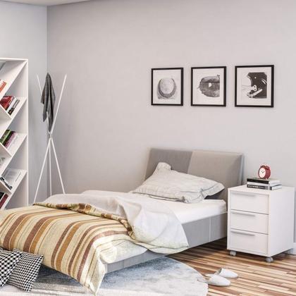 Imagem de Kit 2 Gaveteiros para Escritório com Rodízio com 3 Gavetas Maia