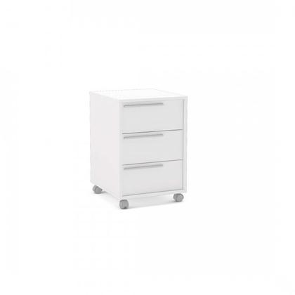 Imagem de Kit 2 Gaveteiros para Escritório com Rodízio com 3 Gavetas Maia