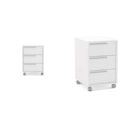 Imagem de Kit 2 Gaveteiros para Escritório com Rodízio com 3 Gavetas Maia