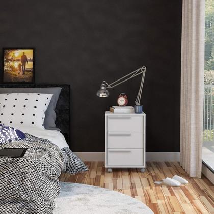 Imagem de Kit 2 Gaveteiros para Escritório com Rodízio com 3 Gavetas Maia