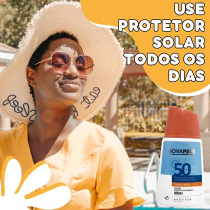 Imagem de Kit 2 Gel Clareador para Virilha e Axilas + 1 Protetor Solar Nova Pele 50 FPS