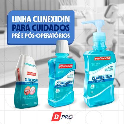Imagem de Kit 2 Gel Dental Digluconato de Clorexidina 0,12% Degermante Creme Clinexidin 100g Dentalclean