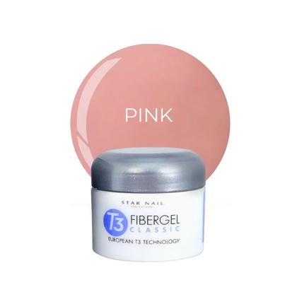 Imagem de Kit 2 Gel T3 Fibergel Pink Cuccio - 28g