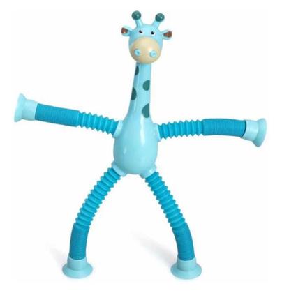 Imagem de Kit 2 Girafinha Pop It Com Led Anti Stress Infantil Fidget