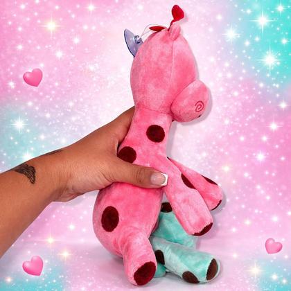 Imagem de Kit 2 Girafinhas Pelúcia Fofa Crianças e Bebês Presentes