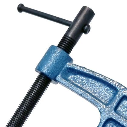 Imagem de Kit 2 Grampo Sargento Tipo C 200Mm 8 Pol. Para Marceneiro