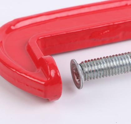Imagem de Kit 2 Grampos Sargento 4 Polegadas (101,6mm) Tipo C Em Ferro Fox Tools