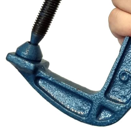 Imagem de Kit 2 Grampos Sargento Tipo C 150Mm 6 Pol. Para Marceneiro