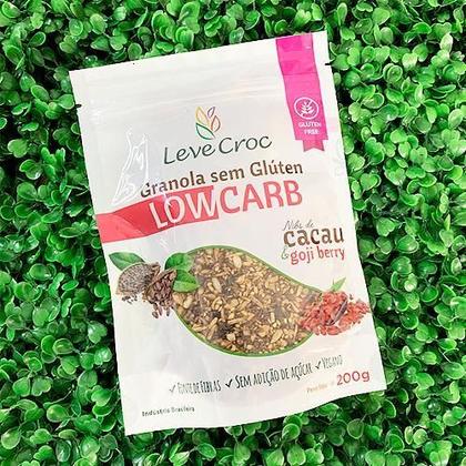 Imagem de Kit 2 Granolas Low Carb Sem Glúten Leve Croc: Nibs Cacau E