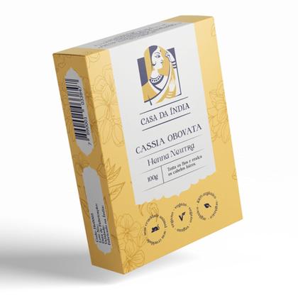 Imagem de Kit 2 Hennas Indiana Cassia Obovata Pura 100% Natural, 100g, Casa da India, Leve coloração Louro Dourado