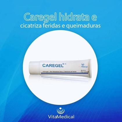 Imagem de Kit 2 Hidrogel Caregel Para Feridas / Absorve Impurezas 85g