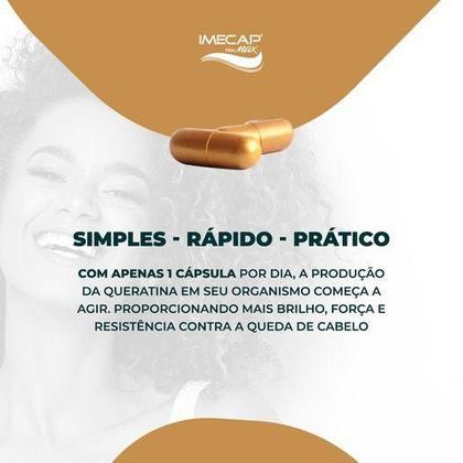 Imagem de Kit 2 Imecap Hair Max 30 Capsulas Vitamina Cabelos e unhas