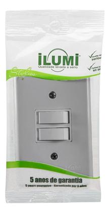 Imagem de KIT 2 Interruptor Com 1 Tecla Simples + 1 Tecla Paralela