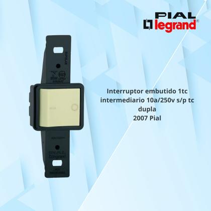 Imagem de Kit 2 Interruptor Embutido Intermediario 10a-250v Tc Dupla