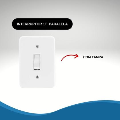 Imagem de KIT 2 Interruptor Paralelo Linha Pollar Radial 1 Tecla