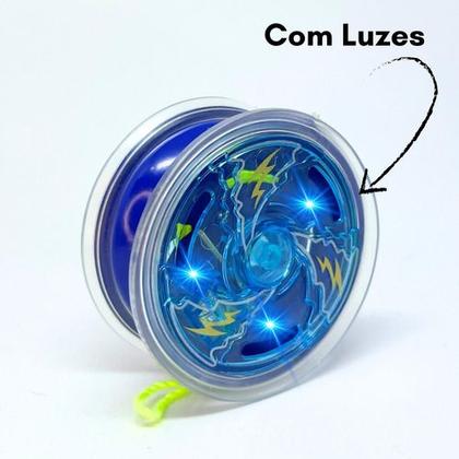 Imagem de Kit 2 Io-io Yoyo Ioio Yo-yo Ioiô Luz Rolamento Profissional