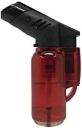 Imagem de Kit 2 Isqueiro Mini Maçarico Acendedor à Gás Recarregável Chama Regulável