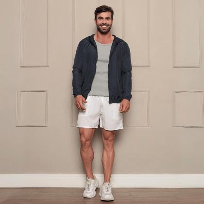 Imagem de Kit 2 Jaqueta Corta Vento Sem Forro Com Capuz E Bolso Masculina