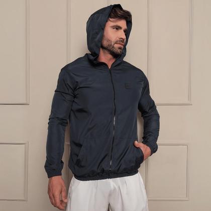 Imagem de Kit 2 Jaqueta Corta Vento Sem Forro Com Capuz E Bolso Masculina