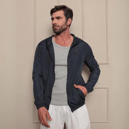 Imagem de Kit 2 Jaqueta Corta Vento Sem Forro Com Capuz E Bolso Masculina