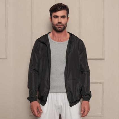 Imagem de Kit 2 Jaqueta Corta Vento Sem Forro Com Capuz E Bolso Masculina