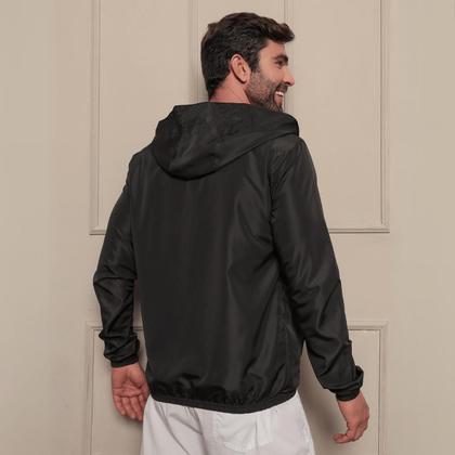 Imagem de Kit 2 Jaqueta Corta Vento Sem Forro Com Capuz E Bolso Masculina