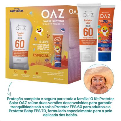 Imagem de Kit 2 - Kit Protetor Solar FPS 60 200ml e Baby FPS 70 125ml