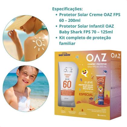 Imagem de Kit 2 - Kit Protetor Solar FPS 60 200ml e Baby FPS 70 125ml