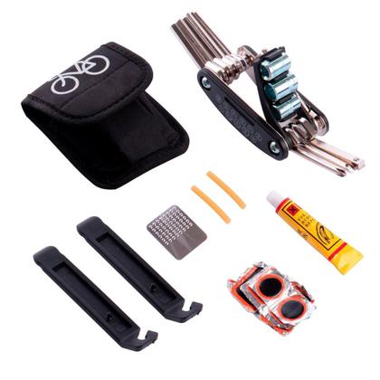 Imagem de KIT 2 KITS DE Ferramenta P/ BIKE Bicicleta com Bolsa 13 Pçs