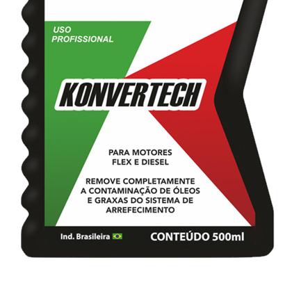 Imagem de Kit 2 Konvertech Remove Graxa Sistema Arrefecimento Koube