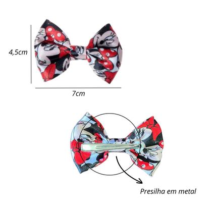 Imagem de Kit 2 Laços E 1 Faixa De Cabelo Coleção Minnie Marco Boni