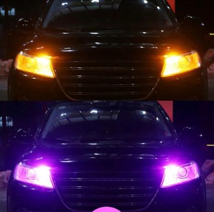 Imagem de Kit 2 Lâmpada Pingão Led Rgb 16 Cores Controle Pingo T10