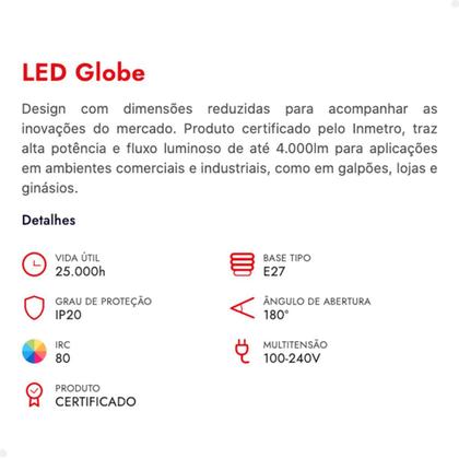Kit 2 Lâmpadas Led 20w Branco Frio 6500K Luz Branca Alta Potência Luz Forte Kian 1600lm Bulbo Super Led Bivolt Imagem de Kit 2 Lâmpadas Led 20w Branco Frio 6500K Luz Branca Alta Potência Luz Forte Kian 1600lm Bulbo Super Led Bivolt