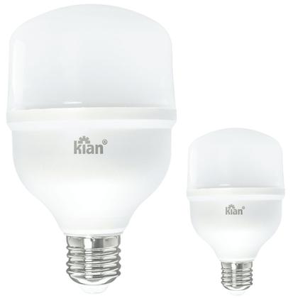 Kit 2 Lâmpadas Led 20w Branco Frio 6500K Luz Branca Alta Potência Luz Forte Kian 1600lm Bulbo Super Led Bivolt Imagem de Kit 2 Lâmpadas Led 20w Branco Frio 6500K Luz Branca Alta Potência Luz Forte Kian 1600lm Bulbo Super Led Bivolt