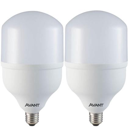 Imagem de Kit 2 Lâmpadas LED Bulbo Avant Branco HP 50W Bivolt Base E27 6500K MK4000G - CÓD 289301373